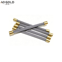 Câble métallique de traction pour ascenseur à grande vitesse et grande hauteur, marque coréenne Kiswire, âme en chanvre, diamètres 6/8/10/12/13/16mm, pièces de rechange pour ascenseurs