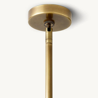 Lustre moderne de luxe en verre soufflé à la main, style pétales français, pour chambre à coucher, villa, maison