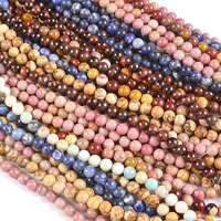 Perles de pierres précieuses naturelles en vrac de 6mm pour la fabrication de bracelets