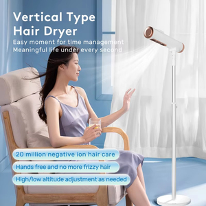 Sèche-cheveux professionnel sur pied 20000 tr/min, mains libres, avec vent chaud/froid réglable, sans pales, pliable - Product Image 6