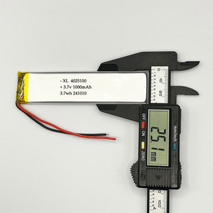 Armoire ultra-mince lumière led lithium ion longue bande polymère batterie 3.7v 1000mah 1500mah 2200mah lipo batterie 4025100 4025235 - Product Image 4