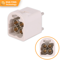 Conector vertical Minifakra 4 en 1 para transmisión de datos de alta frecuencia y alta velocidad en el sector automotriz, cables Lvds personalizables