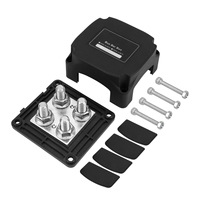 Barre omnibus 4xM10 pour applications automobiles, VR, marines, camions, bateaux, usage intensif, 400A 48V, en cuivre étamé, boîtier de distribution de puissance et de mise à la terre