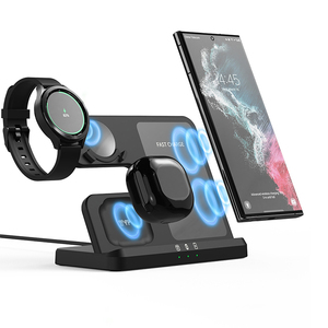 2025 New Arrivals Electronics Fast Charging Power Station for Samsung Watch 3 in 1 Wireless Charger Stand for <b>Iphone</b> Samsung - Product Image 1
