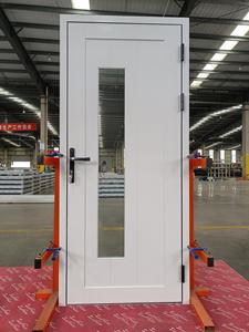 Superhouse Nfrc/Fpa Orkaan Proof Impact Beoordeeld Aluminium Draaideur Aluminium Plaat Deur Aangepaste Kleur Scharnierende Deur - Product Image 3