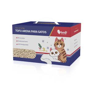 China PET suministro Arena de inodoro de gato fresco bajo paso aglutinarena de tofu para gato - Product Image 2