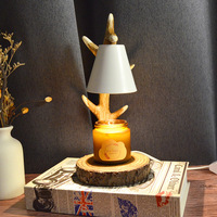 Lampe chauffe-cire d'aromathérapie réglable et dimmable avec minuterie 220V pour cadeaux d'anniversaire - fondoir de cire