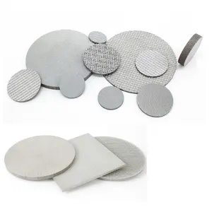 Mesh Oil Strainer Dome Screen Micro 316l Stainless Steel Sintered Filter Disc /plate