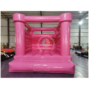 Château gonflable rose commercial pour fêtes et mariages – <span class=keywords><strong>Location</strong></span> de structures gonflables pour événements - Product Image 2