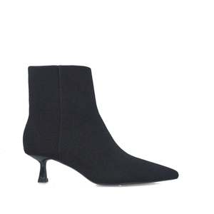 Botines de mujer Menbur negros talla 36 con tacón de 5 cm y punta en pico - Product Image 1