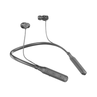 Headset olahraga In-Ear baterai Ultra panjang dengan LED untuk Bluetooth & tahan air Peningkatan tali leher nirkabel