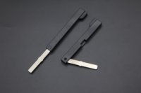 Clé vierge pliable intelligente avec lame en laiton et coque PC ABS, clé de secours pour serrure de porte à empreinte digitale