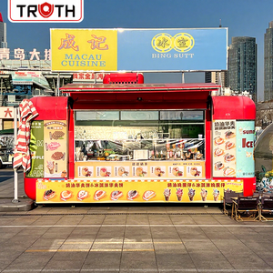 Remolque de Comida Europeo Expandible Multifuncional Truth para Helados, Cocina y Restaurante, Remolque de Cocina Móvil de Comida Rápida - Product Image 1
