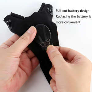 Guante de Medio Dedo con Linterna LED, Herramienta para Exteriores, Luz Nocturna, Pesca, Camping, Senderismo, Supervivencia, Rescate, Herramienta Multiusos con Luz - Product Image 4