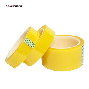 2-hitze beständiges tiefgelbes Kaptons PET-Polyester film Silikon klebstoff Sublimation Epoxidharz Pulver beschichtung Masking Tape - Product Image 1