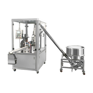 Machine de fabrication de capsules de café Nespresso rotative Machine à emballer de remplissage de capsules de café basée sur le contrôle par écran tactile - Product Image 1