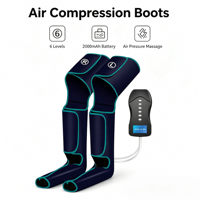 Appareil de massage des jambes électrique pneumatique pour la maison, appareil portable de relaxation des mollets et des cuisses par compression pneumatique