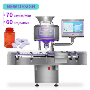 CCD Camera Inspection Rejection Capsule And Tablet Counter Capsule Counting Machine Tablet Supplier