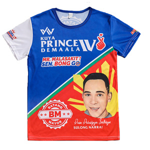 LDSC all'ingrosso a buon mercato 120G t-shirt personalizzata Full Printing Logo promozionale campagna africana voto t-shirt per il <span class=keywords><strong>gruppo</strong></span> di Reunion - Product Image 1