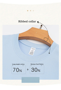 Custom Logo Mens Cotton <strong>T</strong>-<strong>Shirts</strong> - Short Sleeve Crew Neck Plain <strong>Novelty</strong> <strong>T</strong> <strong>Shirt</strong> for Men - Product Image 2