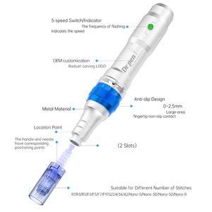 Microagujas de microagujas para dermógrafo eléctrico, pluma Derma eléctrica para belleza de la piel, Set <span class=keywords><strong>Dr</strong></span> A6, fabricante Original y precio más bajo - Product Image 6
