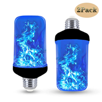 Ampoule LED Flamme E27 Ampoule Maïs B22 Matériau PC Effet Scintillant Créatif AC85-265V Lumière Flamme Dynamique pour Décoration de Jardin et Maison