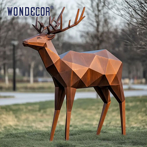 Kỳ quan nóng bán lớn hiện đại chất lượng cao trừu tượng Đồng cây điêu khắc - Product Image 5