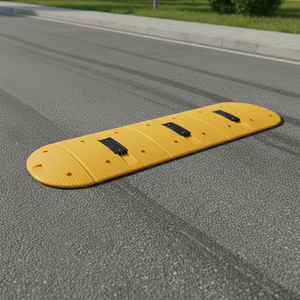 Ensemble de paillassons de vitesse en plastique en forme d'œil de chat avec couvercle, 3 mètres, pour usage extérieur sur route - Product Image 3