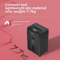 Deli 14431 Trituradora de papel para oficina de nivel 4 de alta calidad para negocios grandes y hogar Trituradora de documentos Compatibilidad de CD y tarjetas