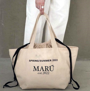Customized Logo Oversize <strong>Large</strong> Women Weekend Cotton Canvas Beach Gift Shopping Tote <strong>Bag</strong> With <strong>Drawstring</strong> Pocket - Product Image 1