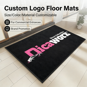 Tapis <span class=keywords><strong>d</strong></span>'<span class=keywords><strong>entrée</strong></span> <span class=keywords><strong>extérieur</strong></span> personnalisé pour entreprise, tapis de sol sur mesure avec logo - Product Image 1