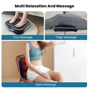 Massaggiatore per piedi con calore Shiatsu riscaldato macchina massaggiatore piedi elettrico per impastare alleviare il dolore e lo Stress del piede - Product Image 3