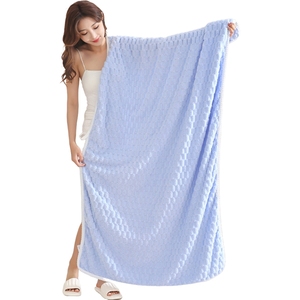 Toalla de Baño y Playa Grande de Felpa Coral 90*180, de Secado Rápido, Tejida, Portátil, Suave y Gruesa, Tipo Nube, Comprimida - Product Image 1
