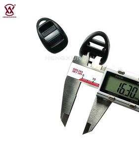 Petite boucle de verrouillage d'échelle en plastique réglable noire de 16mm pour accessoires de sac à dos - Product Image 3