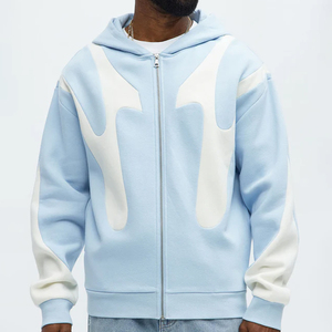 เสื้อฮู้ดผู้ชายแบบมีซิประบายระบายอากาศได้ดีไม่เป็นขน - Product Image 2