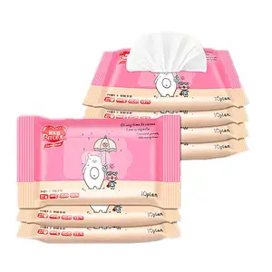 Hand Mouth Butt Cleaning Newborn Babe With Cover Wet Wipes For Baby