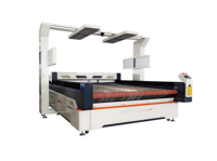 1600*2000mm grande taille de numérisation caméra CCD Table de convoyeur Auto-alimentation tissu Laser Machine de découpe Type de portique pour bois AI PLT