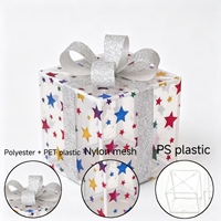 Lot de 3 boîtes lumineuses de Noël – Alimentées par piles et réglables sur 8 fonctions, lumières décoratives de Noël pour extérieur IP44