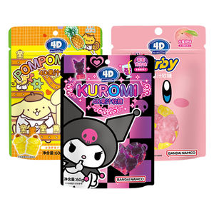 Dulces Asiáticos Más Vendidos, Caramelos Blandos Amoss 4D con Forma de Kuromi, Gelatina de Jugo de Frutas, Caramelos de Goma, 60 g - Product Image 4