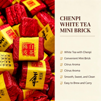 Mini-brique de thé blanc Chenpi vieilli 5 ans, écorce de mandarine Xinhui d'arbre ancien du Yunnan, portion individuelle