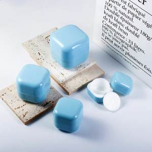 PP kosmetik persegi krim, toples PCR plastik Mini murah 20g 30g 50g 100g - Product Image 6