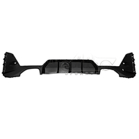 Pièces de pare-chocs arrière de voiture Haosheng, style 1, diffuseur de pare-chocs arrière noir brillant avec lampe, lèvre arrière pour BMW Série 3 G20 M Sport 2023+