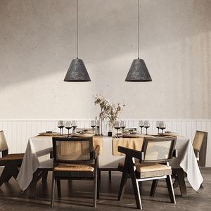 Lámpara de Hierro Forjado Pintada a Mano Estilo Wabi-Sabi, Lámpara Colgante Creativa y Única de Una Sola Cabeza para Dormitorio, Lámpara de Araña para Restaurante, Lámpara de Bar - Product Image 5