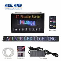 Paneles de Matriz Led Flexibles con Diseño Programable y Control por APP con Ojos, Pantalla Led Publicitaria para Coche
