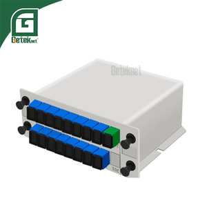 กล่อง Geteknet OEM ODM <span class=keywords><strong>แบบ</strong></span> Singlemode SM G657A1/A2 พร้อมขั้วต่อ SC/LC UPC ประกอบสำเร็จ  ตัวแยกสัญญาณ PLC <span class=keywords><strong>แบบ</strong></span> Cassette 1x16 LGX  ชนิดหลอดเหล็ก - Product Image 1