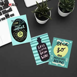 Tarjeta de Amor Personalizada para el Cuidado Personal Positivo, Acabado Brillante y Mate Colorido, Juego de Tarjetas Motivacionales para la Salud Mental, Tarjeta de Papel Copperplate - Product Image 2