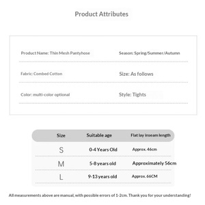 Collants en <span class=keywords><strong>maille</strong></span> respirants pour filles, collants d'été fins, leggings de danse anti-boulochage, bas <span class=keywords><strong>tricot</strong></span>és pour tout-petits - Product Image 6