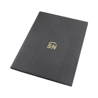 Fournitures d'hôtel et de Restaurant, dossier de Menu de Bar à vin en cuir de luxe, couverture de Menu A4 avec Logo personnalisé