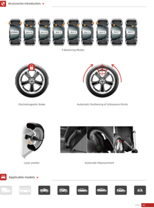 Machine d'équilibrage de roues professionnelle 220V, équipement d'atelier économique pour le changement et la réparation de pneus de voiture JA-C12 Tire Changer & JA- - Product Image 2