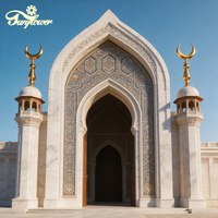 Décoration de mosquée sur mesure pour le Ramadan, croissant de lune classique Halal, spire architecturale islamique